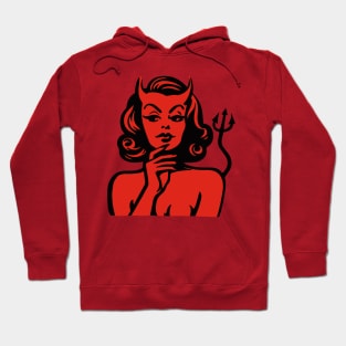 Retro Devil Girl Hoodie